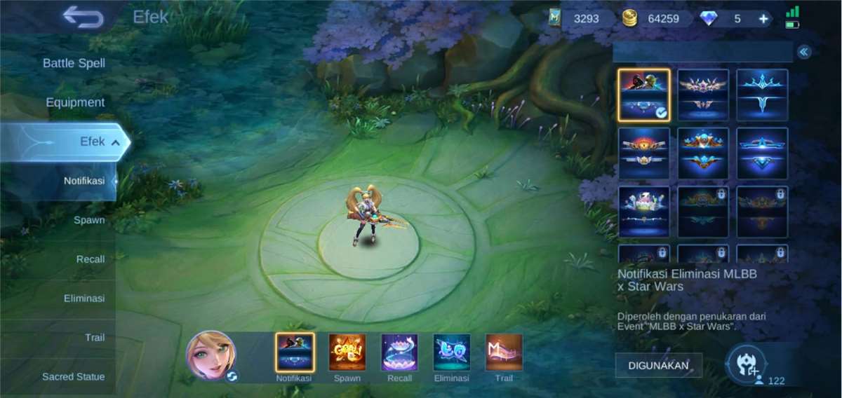 Penjualan akun permainan Mobile Legends